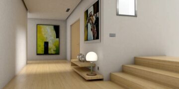 Wizualne powiększenie przedpokoju