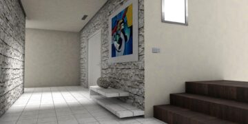 Wykończenie ścian do przedpokoju