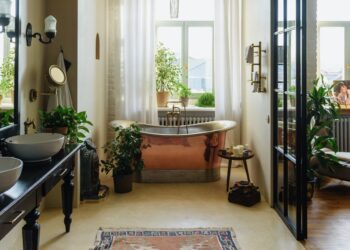 Aranżacja łazienki w stylu retro